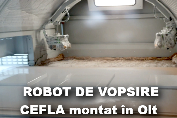 Vezi Montaje roboti de vopsire Cefla - Prima in Romania