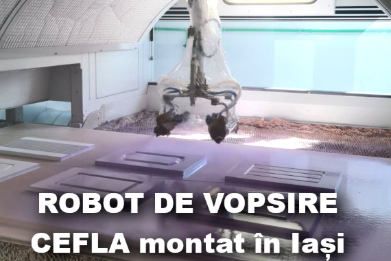 Vezi Montaje roboti de vopsire Cefla - Prima in Romania